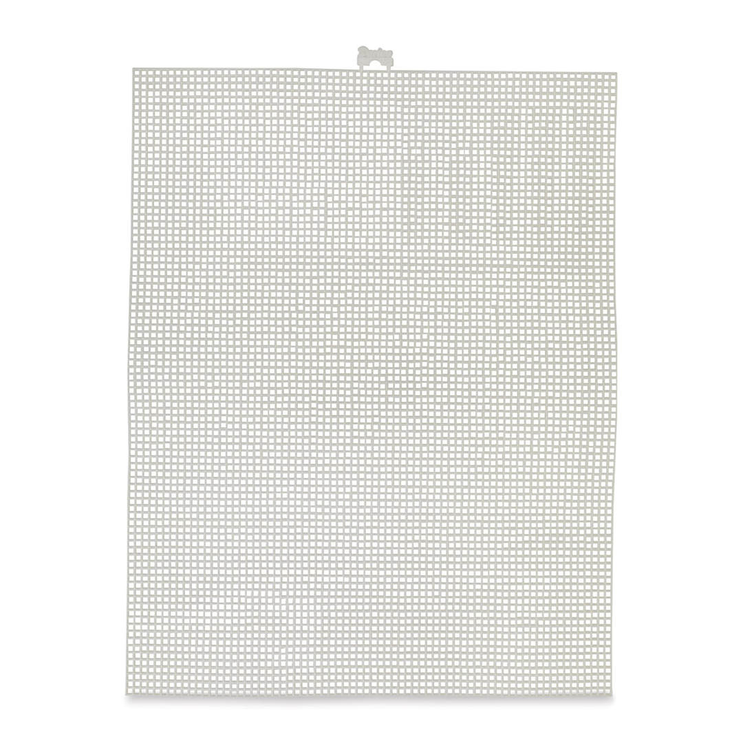 Open in modal - Colorful Plastic Canvas - 10-1/2" x 13-1/2", White