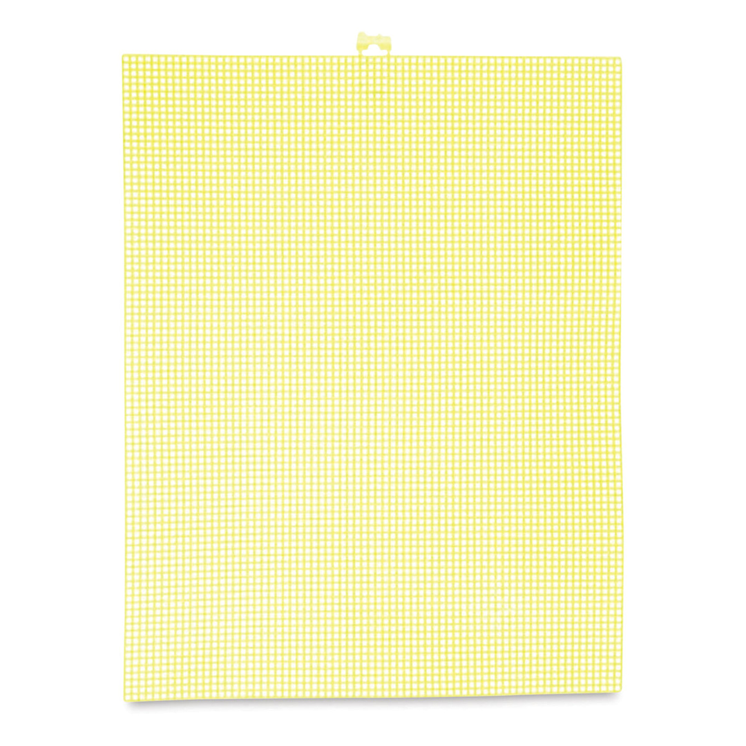 Open in modal - Colorful Plastic Canvas - 10-1/2" x 13-1/2", Yellow, 7 ct