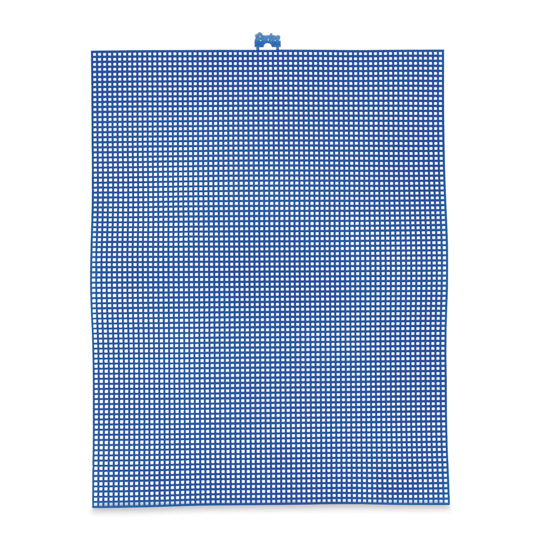 Open in modal - Colorful Plastic Canvas - 10-1/2" x 13-1/2", Dark Blue