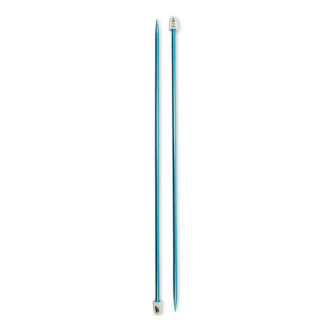 Open in modal - Susan Bates Silvalume Single Point Knitting Needles - Pkg of 2, 10", Size 8