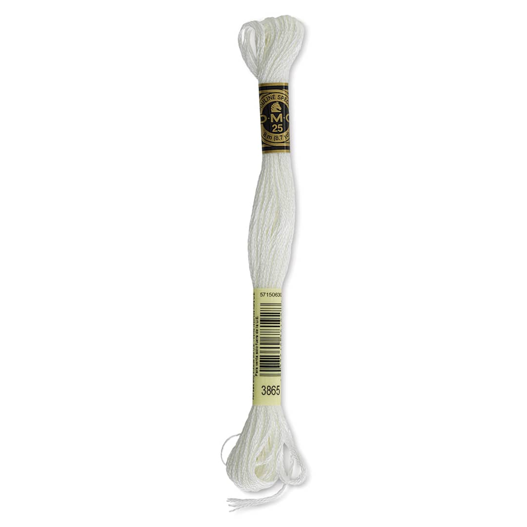 Open in modal - DMC Cotton Embroidery Floss - Winter White, 8-3/4 yards (Front of label)
