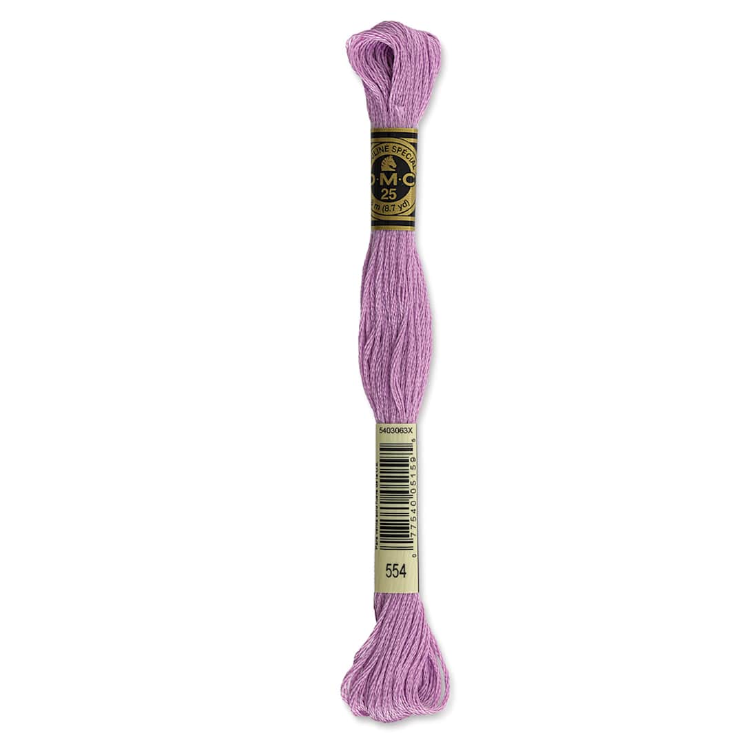 Open in modal - DMC Cotton Embroidery Floss - Light Violet, 8-3/4 yards (Front of label)