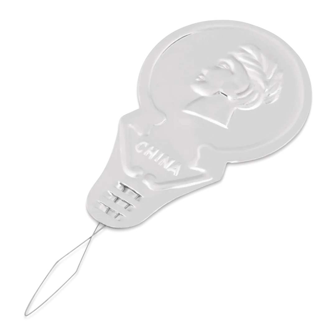 Open in modal - Dritz Metal Needle Threader, laid out flat