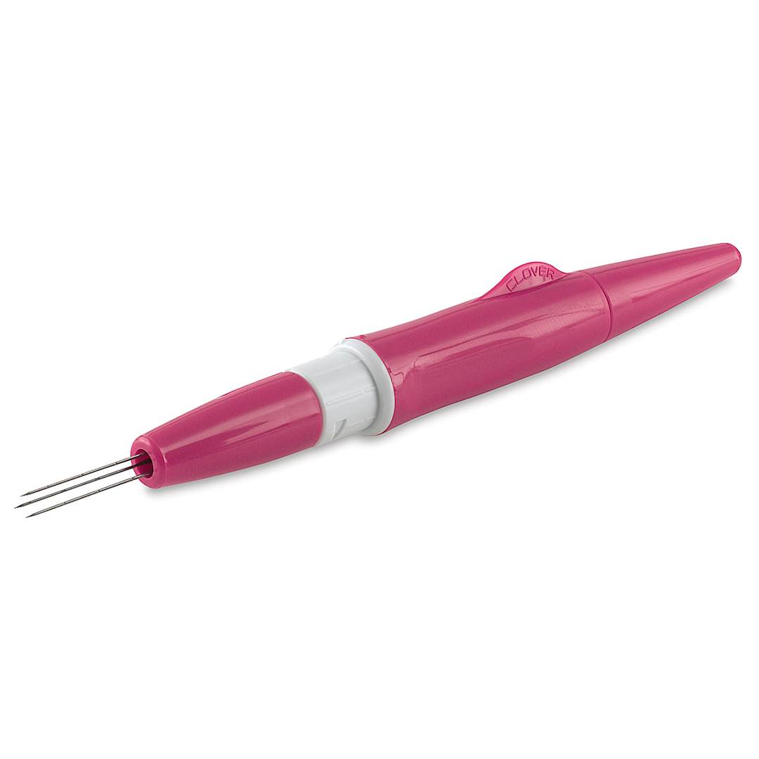 Open in modal - Clover Felting Tools - Angled view of Pen Style Felting Tool