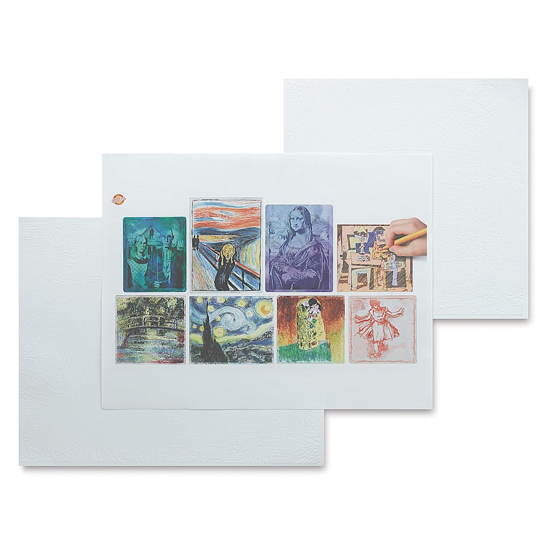Open in modal - Creativity Street Embossed Paper - Fine Art Collection, Set of 16