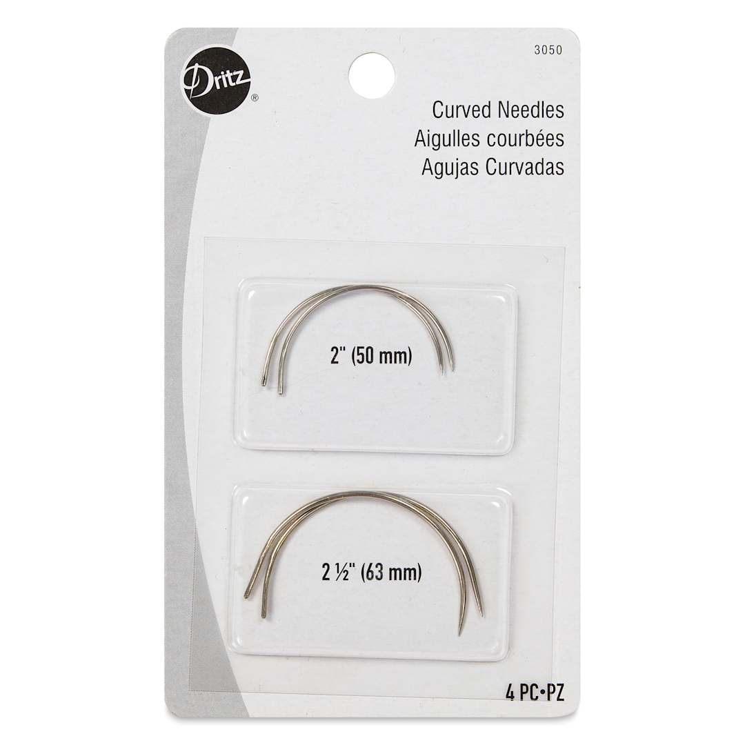 Open in modal - Dritz Quilting Curved Needles - Set of 4 - front of packaging