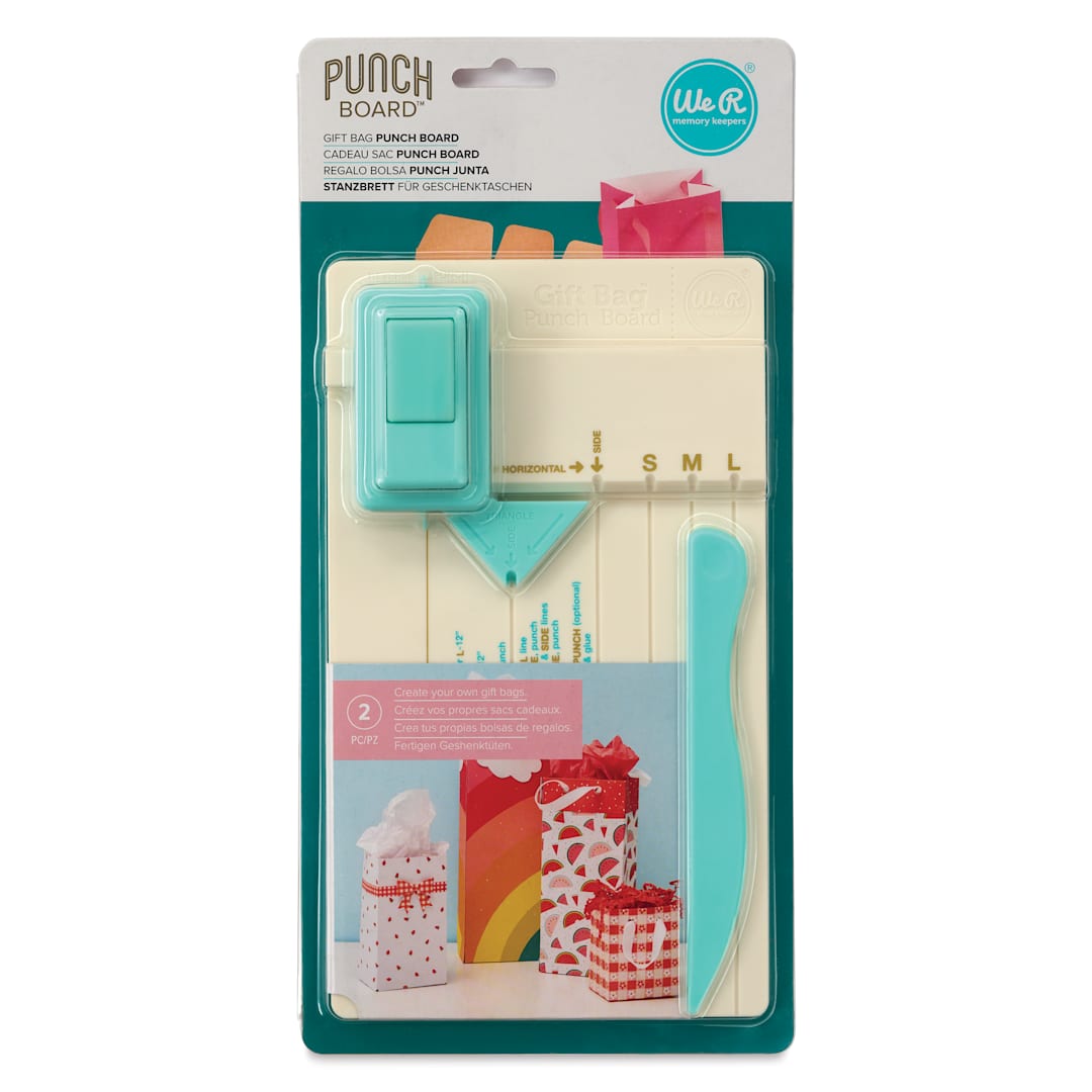 Open in modal - We R Memory Keepers Punch Board - Gift Bag, front of packaging
