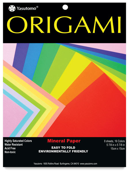 Open in modal - Mineral Origami Paper, Assorted Colors