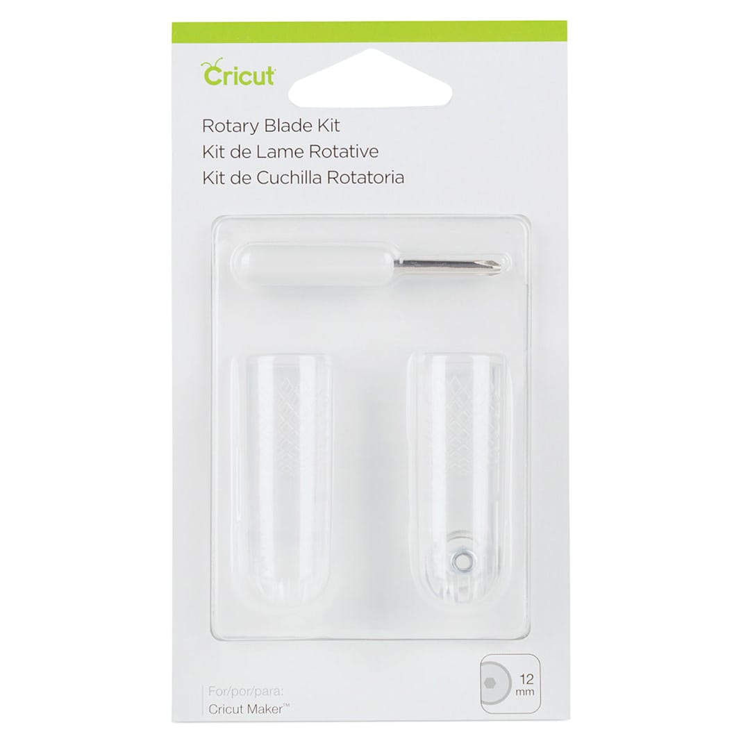 Open in modal - Cricut Blade - Front of blister package of Rotary Blade Replacement Kit
