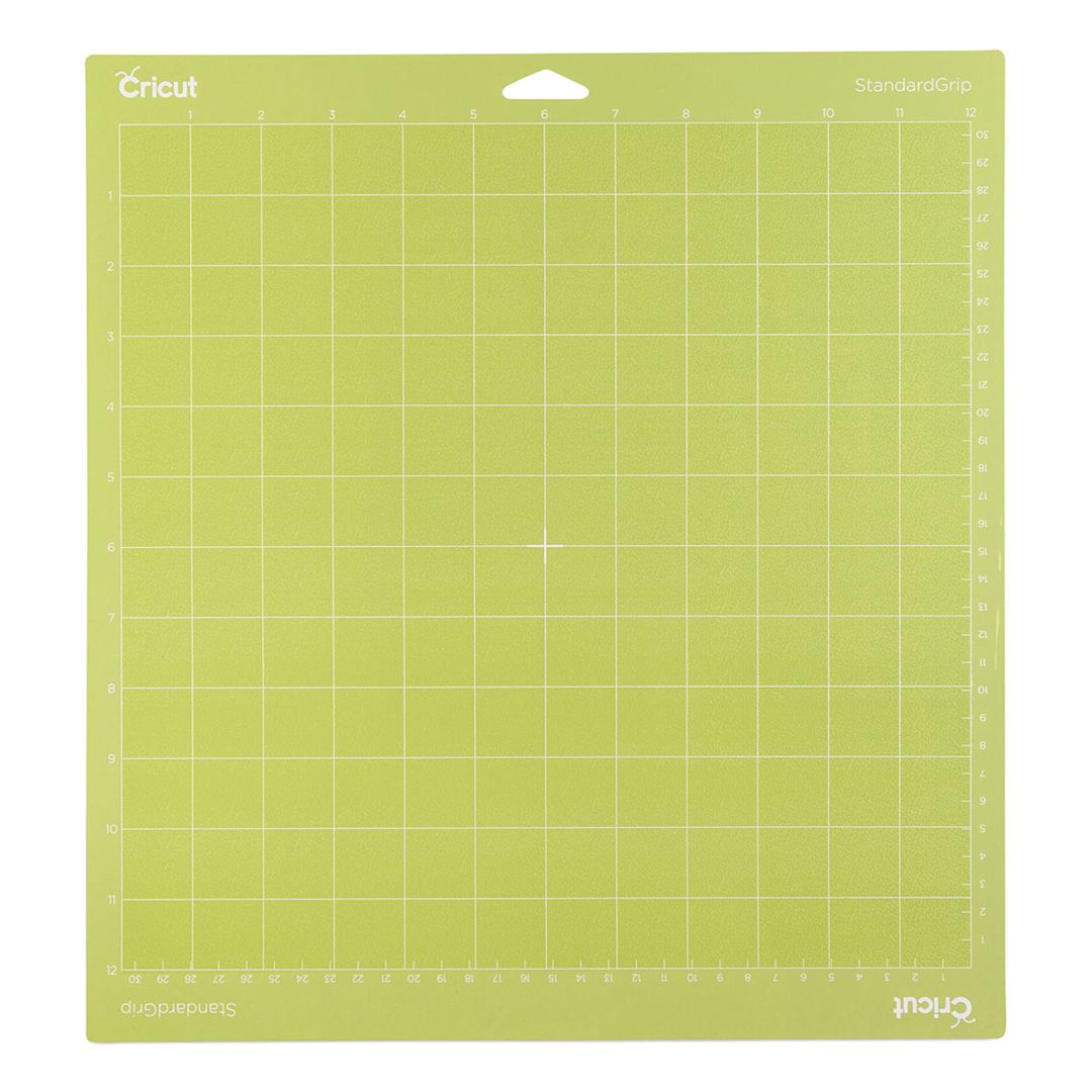 Open in modal - Cricut Adhesive Cutting Mats - Top view of Green StandardGrip Mat 