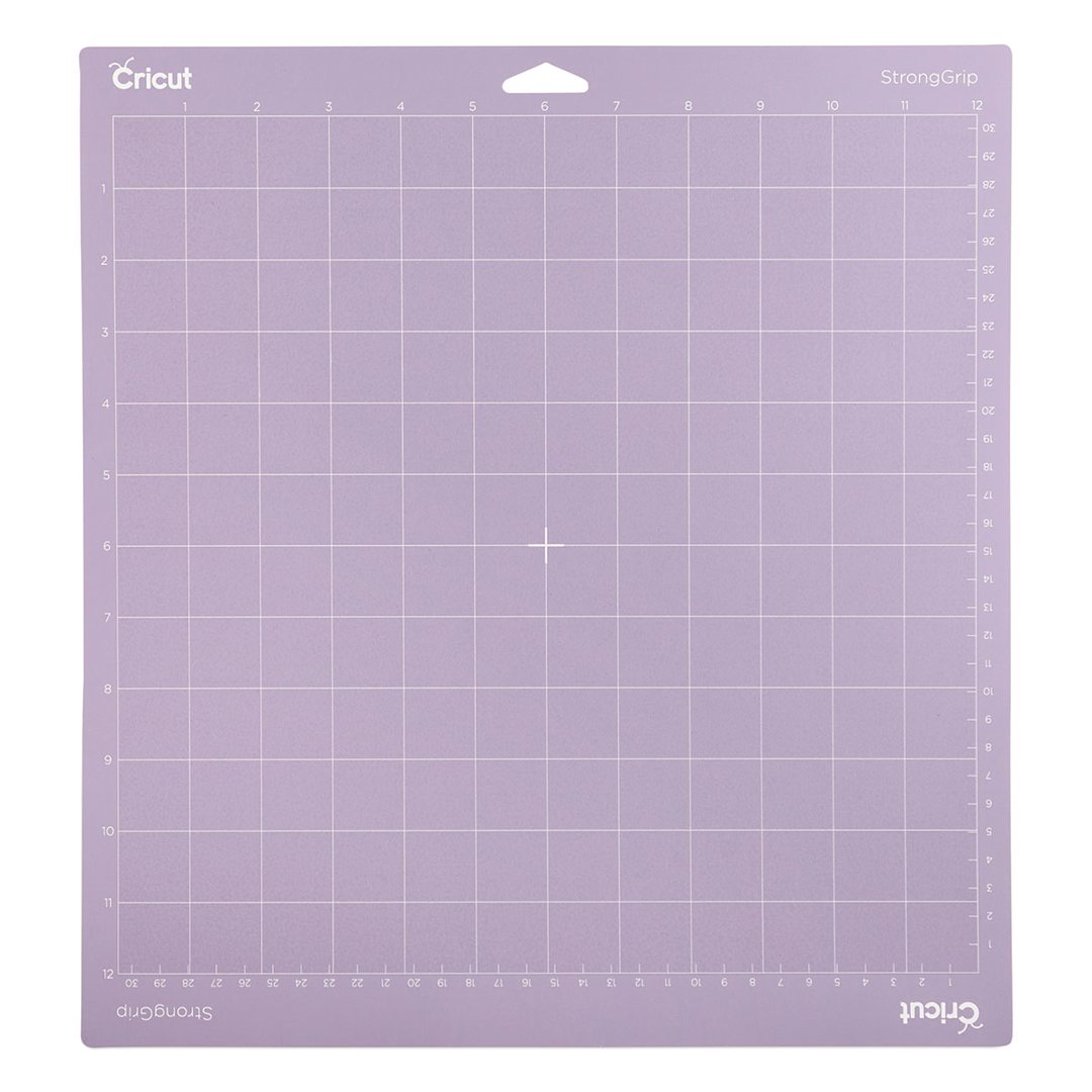 Open in modal - Cricut Adhesive Cutting Mats - Top view of Purple StrongGrip Mat 