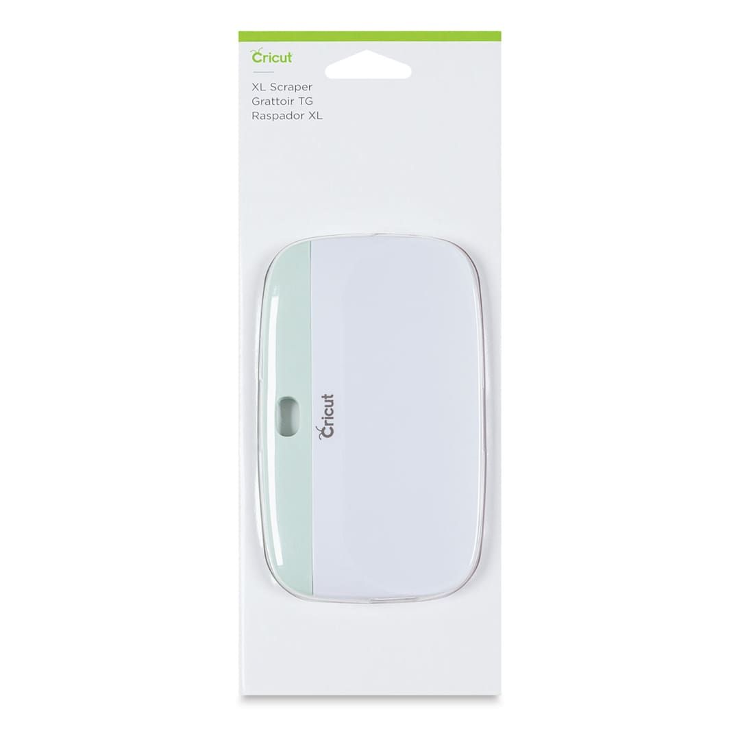 Open in modal - Cricut XL Scraper - Front of blister package showing scraper