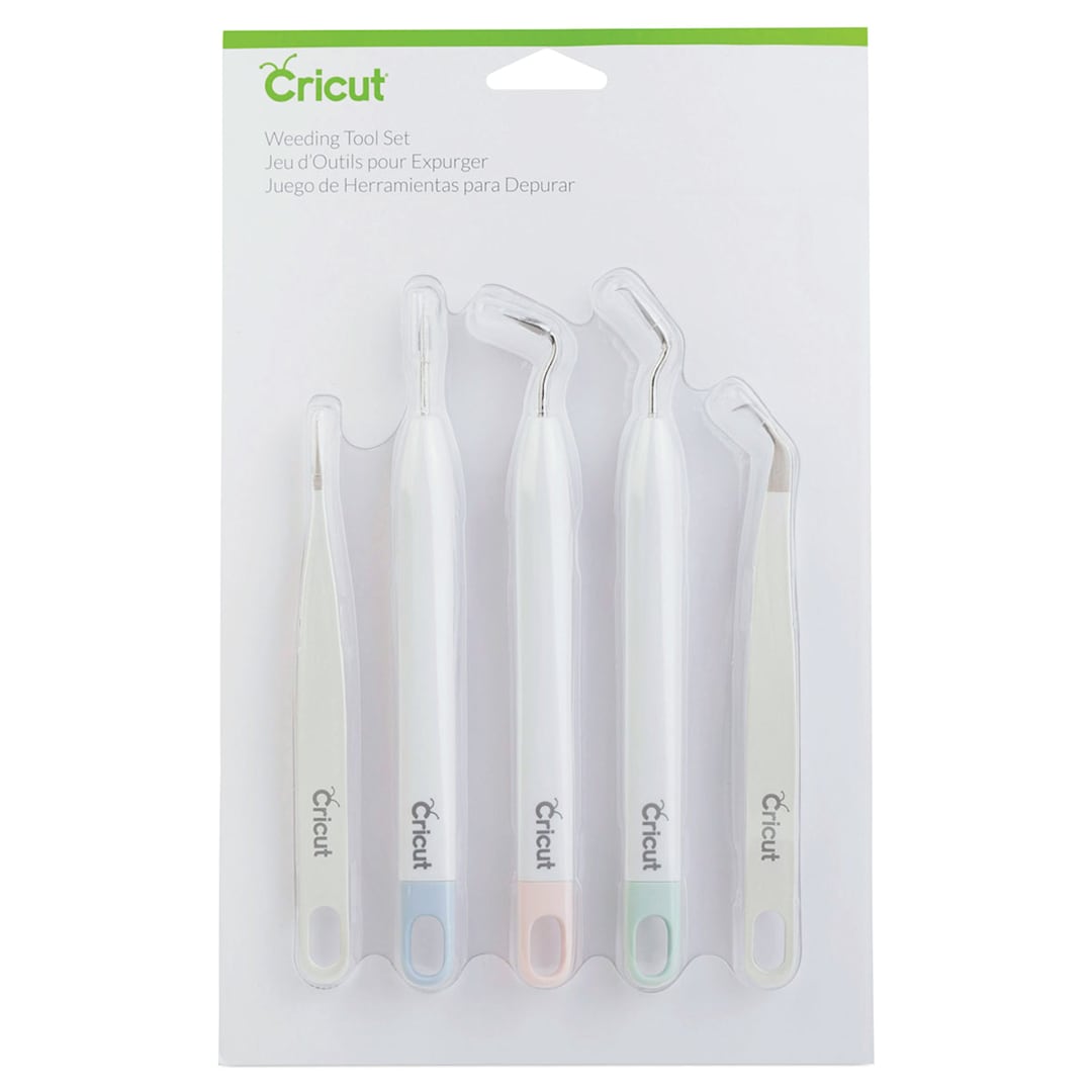 Open in modal - Cricut Weeding Tool Kit - Front of blister package showing Vinyl Weeding Tools