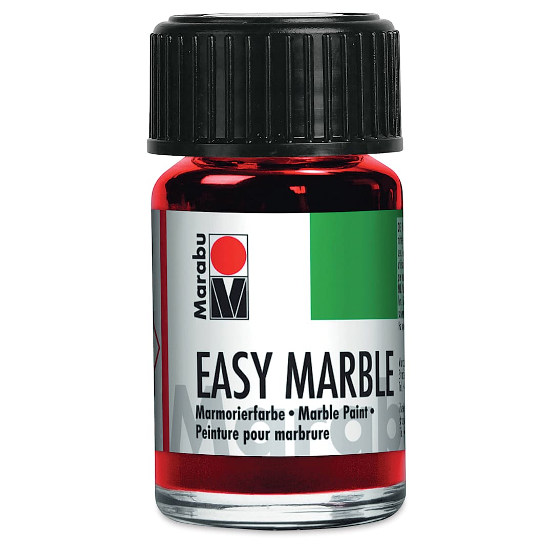 Open in modal - Marabu Easy Marble - Cherry Red, 15 ml