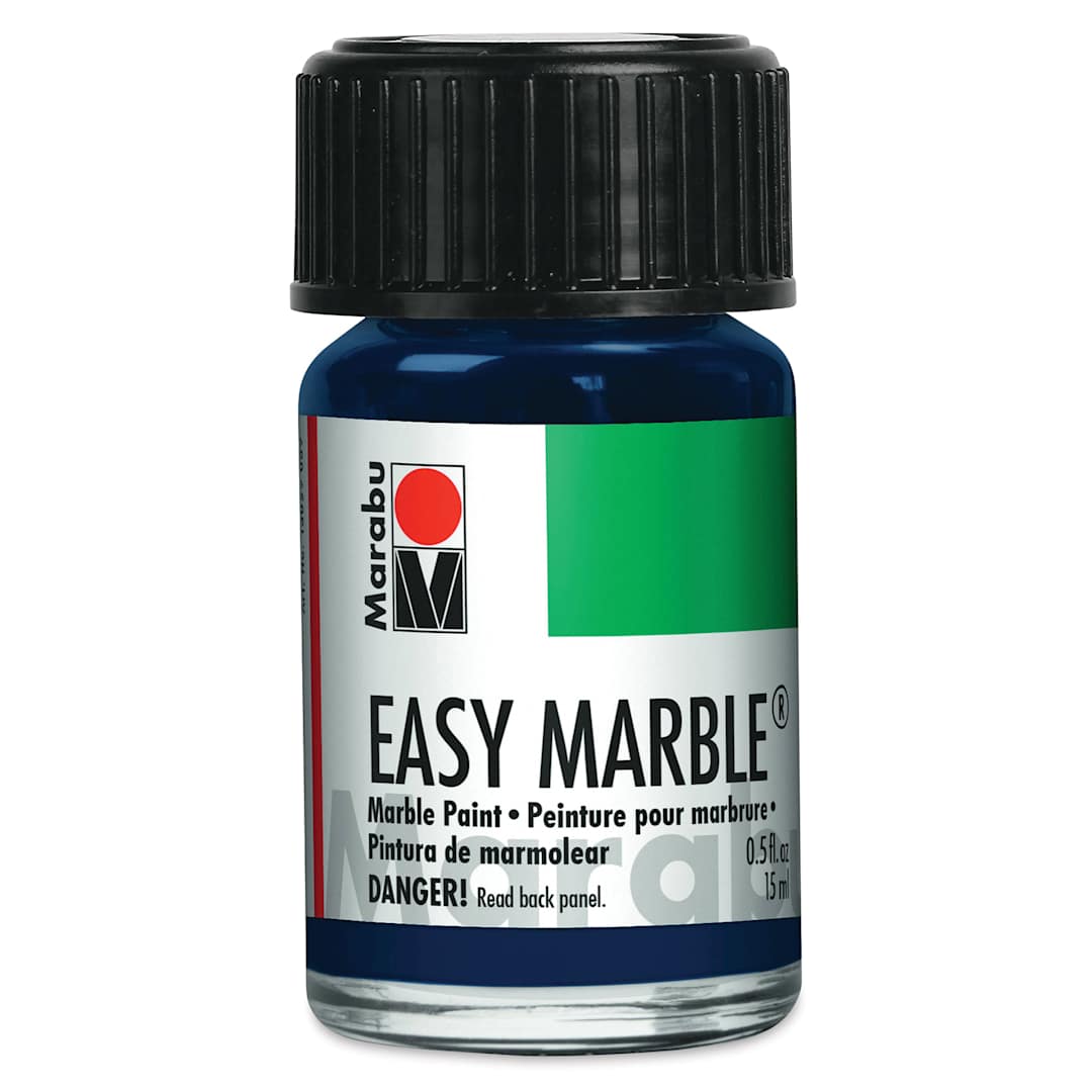 Open in modal - Marabu Easy Marble - Night Blue, 15 ml