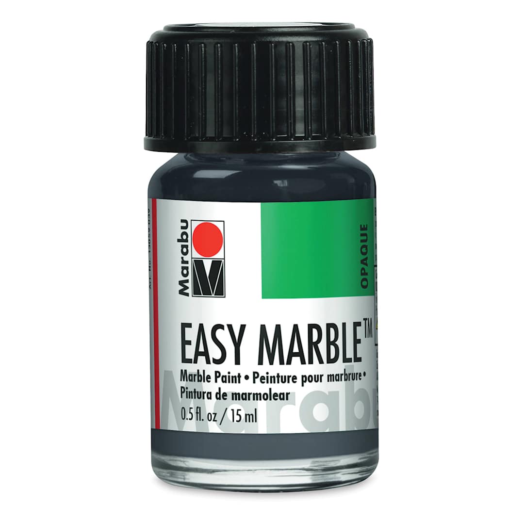 Open in modal - Marabu Easy Marble - Antique Silver, 15 ml
