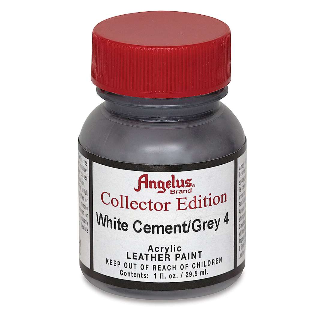 Open in modal - Angelus Leather Paint - 1 oz, White Cement