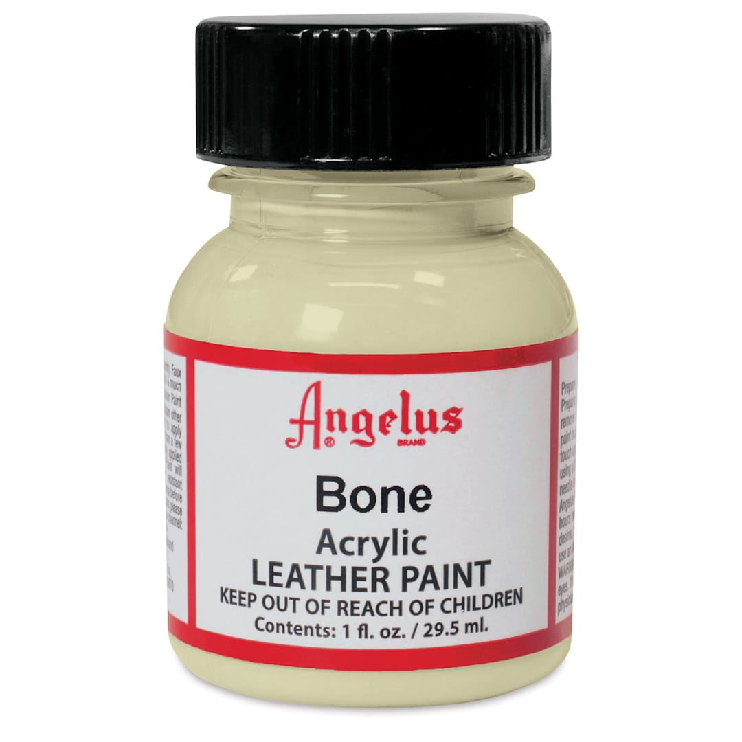 Open in modal - Angelus Acrylic Leather Paint - Bone, 1 oz