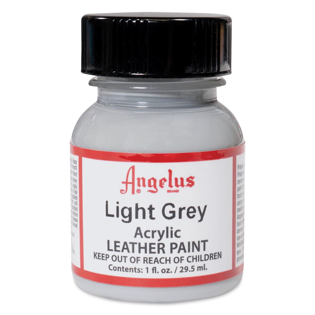 Open in modal - Angelus Acrylic Leather Paint - Light Grey, 1 oz