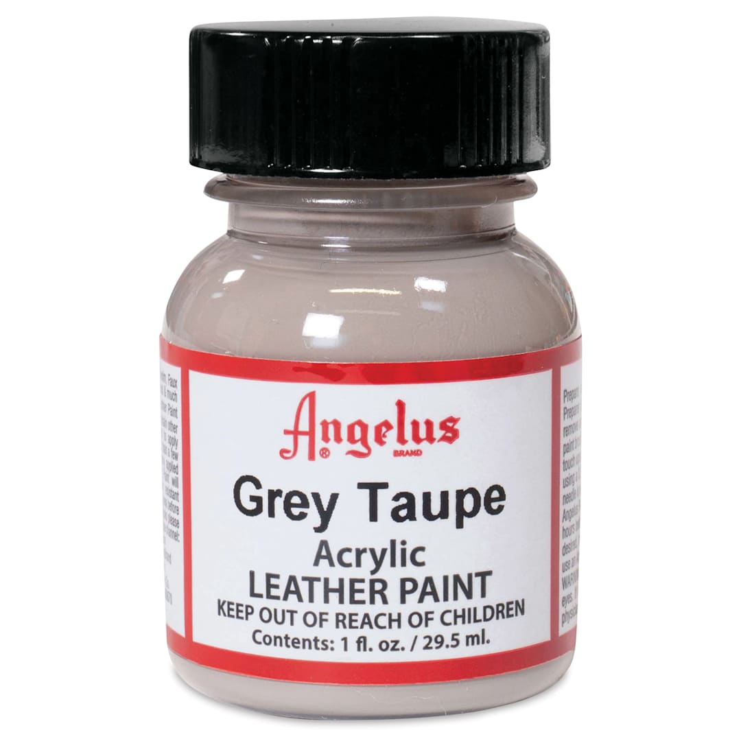 Open in modal - Angelus Acrylic Leather Paint - Grey Taupe, 1 oz