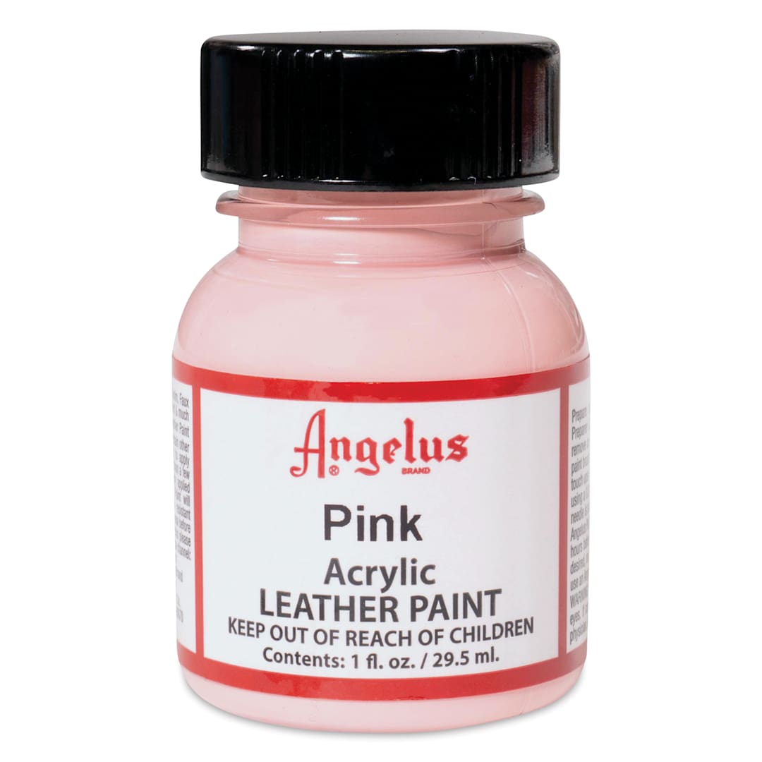 Open in modal - Angelus Acrylic Leather Paint - Pink, 1 oz
