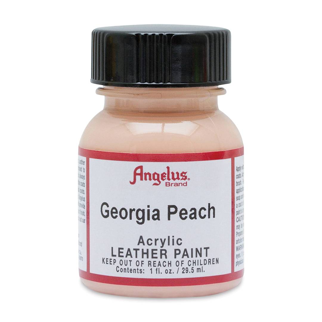 Open in modal - Angelus Acrylic Leather Paint - Georgia Peach, 1 oz