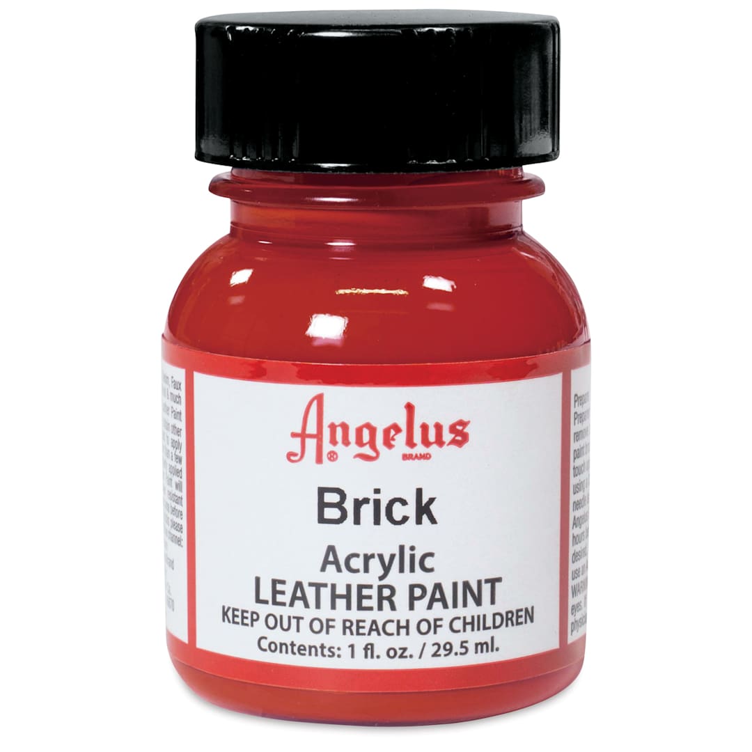 Open in modal - Angelus Acrylic Leather Paint - Brick, 1 oz