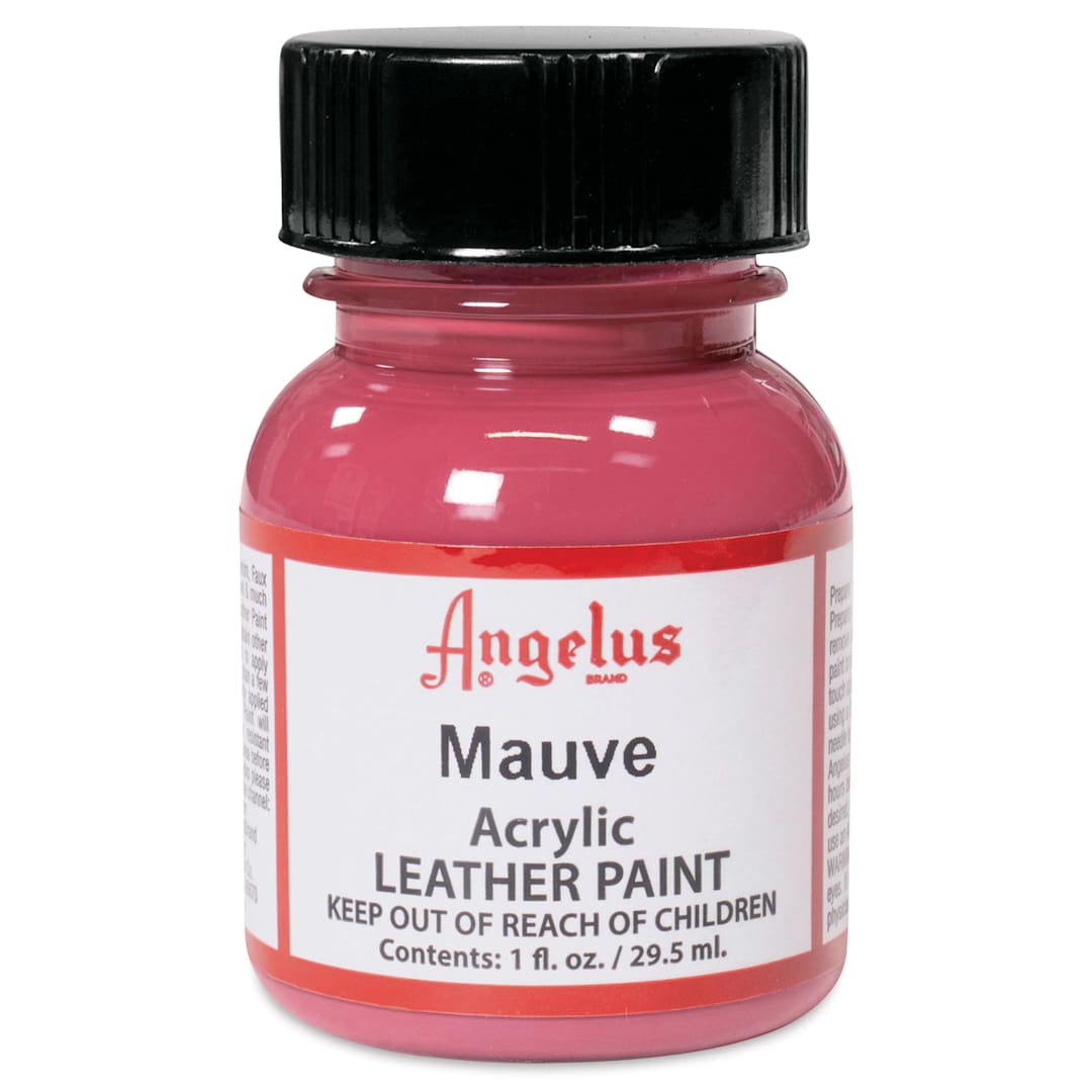 Open in modal - Angelus Acrylic Leather Paint - Mauve, 1 oz
