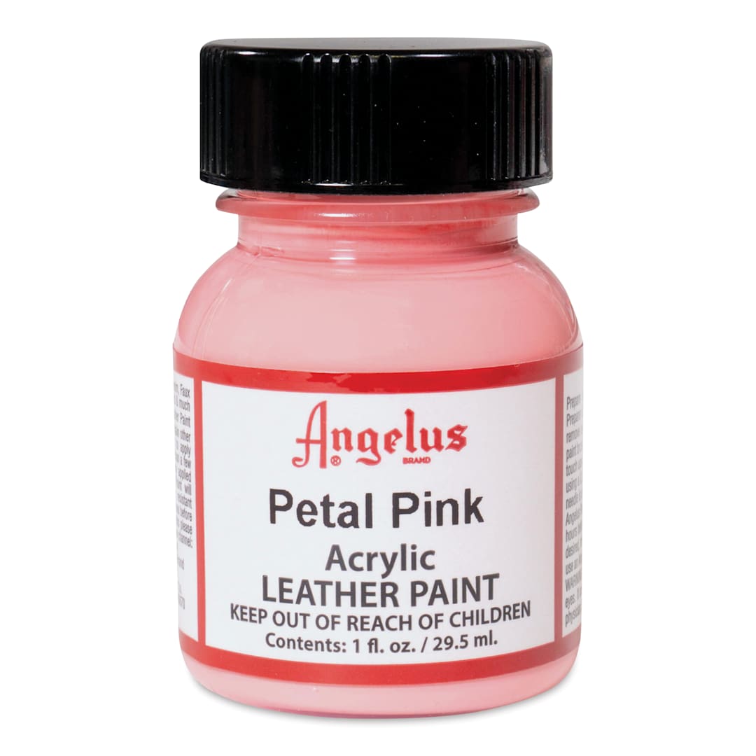 Open in modal - Angelus Acrylic Leather Paint - Petal Pink, 1 oz