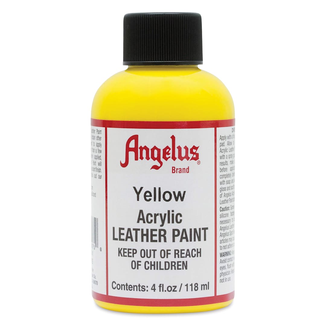 Open in modal - Angelus Leather Paint - Yellow, 4 oz