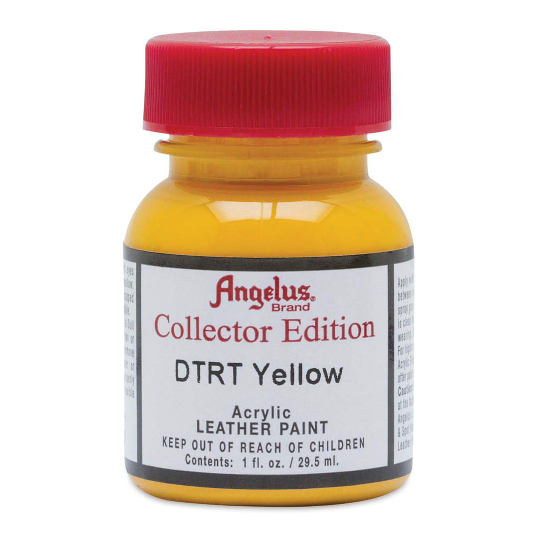 Open in modal - Angelus Acrylic Leather Paint - DTRT Yellow, Collector Edition, 1 oz