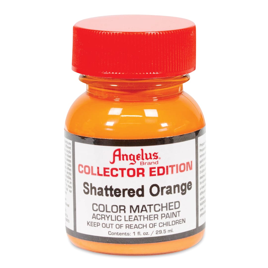 Open in modal - Angelus Leather Paint - Shattered Orange (Collector Edition), 1 oz