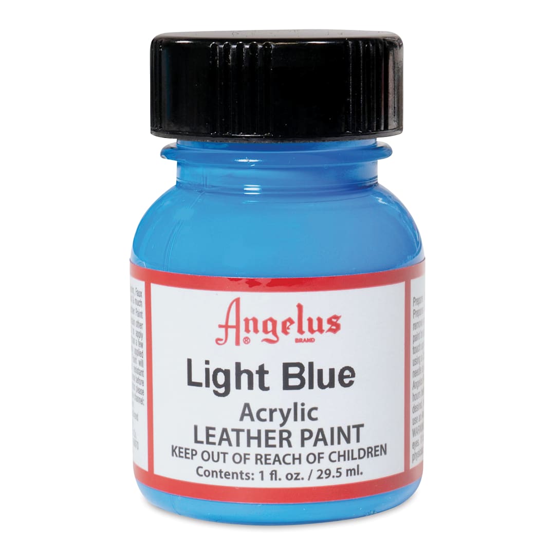 Open in modal - Angelus Acrylic Leather Paint - Light Blue, 1 oz