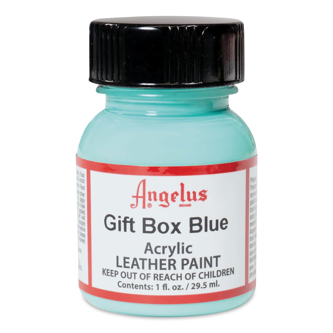 Open in modal - Angelus Acrylic Leather Paint - Gift Box Blue, 1 oz