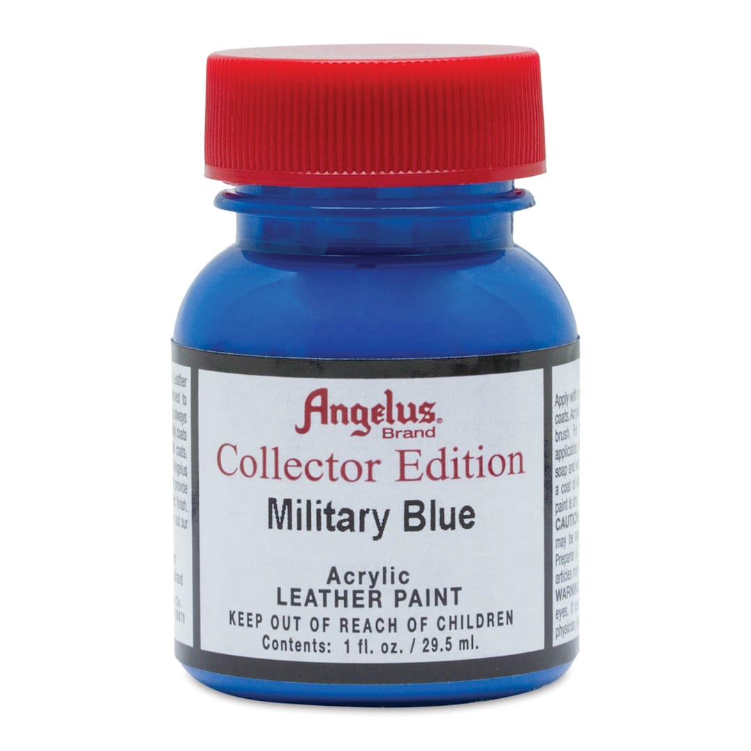 Open in modal - Angelus Acrylic Leather Paint - Military Blue, Collector Edition, 1 oz