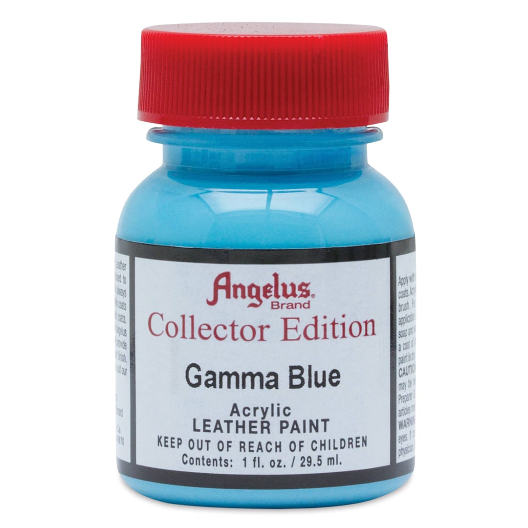 Open in modal - Angelus Acrylic Leather Paint - Gamma Blue, Collector Edition, 1 oz