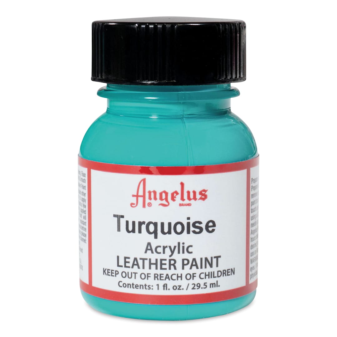 Open in modal - Angelus Leather Paint - 1 oz, Turquoise