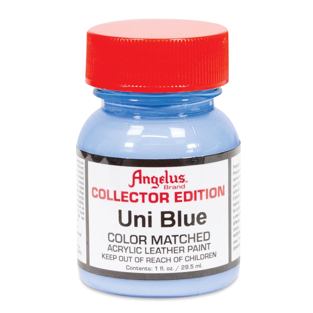 Open in modal - Angelus Leather Paint - Uni Blue (Collector Edition), 1 oz