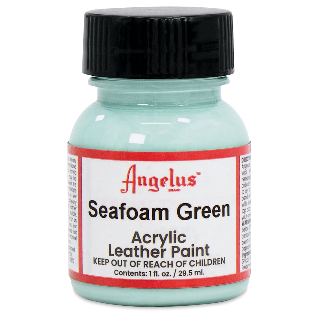 Open in modal - Angelus Acrylic Leather Paint - Sea Foam Green, 1 oz