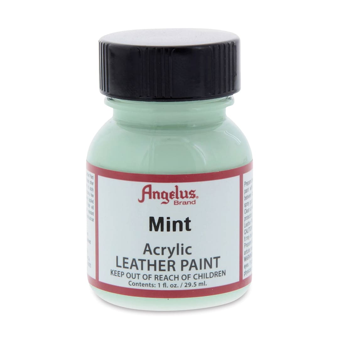 Open in modal - Angelus Acrylic Leather Paint - Mint, 1 oz