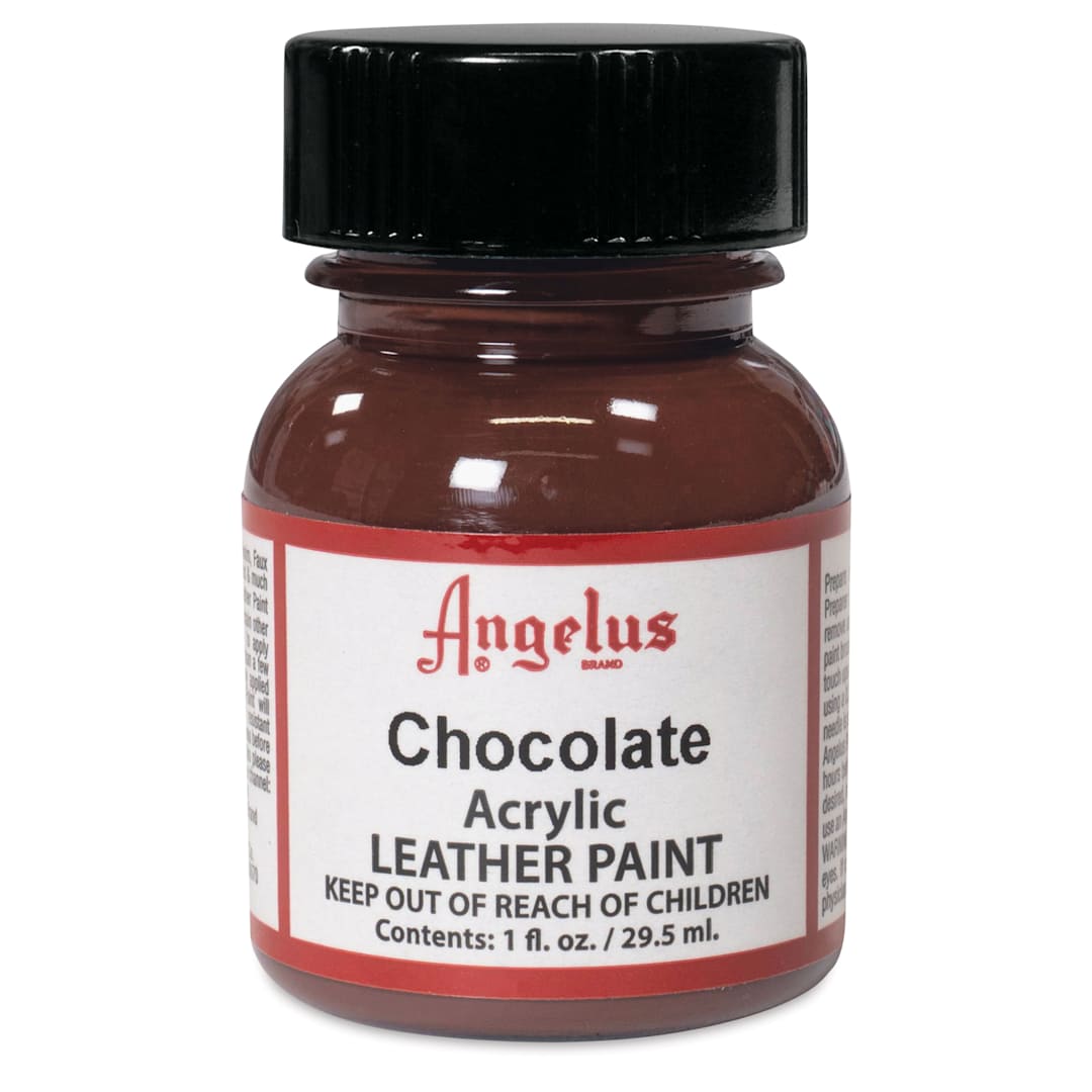 Open in modal - Angelus Acrylic Leather Paint - Chocolate, 1 oz