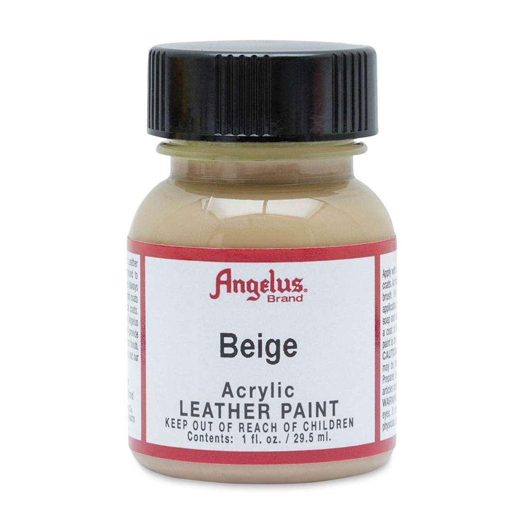 Open in modal - Angelus Acrylic Leather Paint - Beige, 1 oz