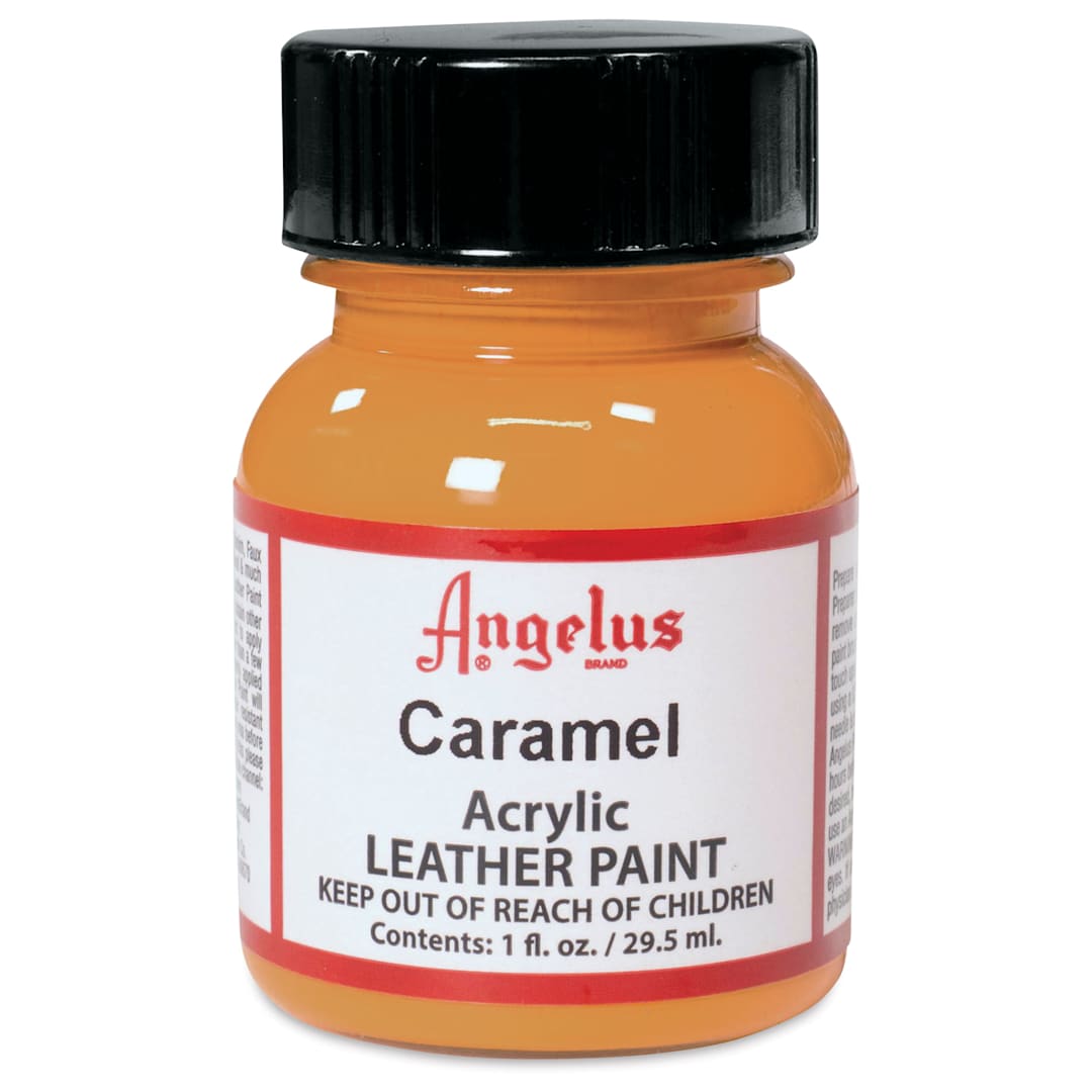Open in modal - Angelus Acrylic Leather Paint - Caramel, 1 oz
