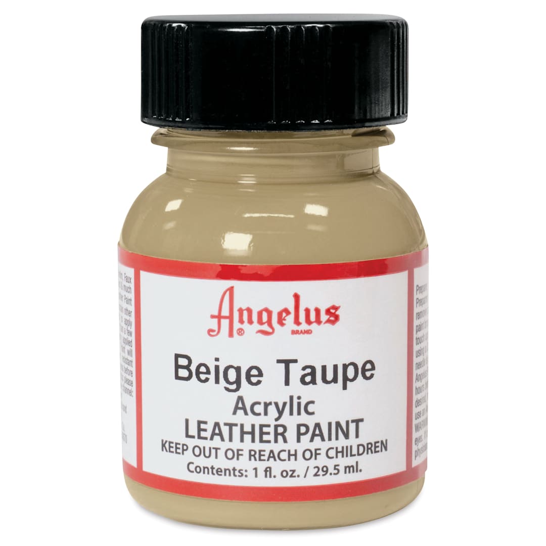 Open in modal - Angelus Acrylic Leather Paint - Beige Taupe, 1 oz