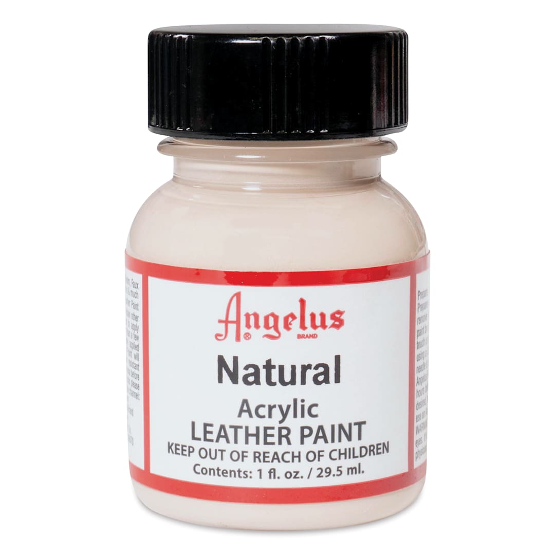 Open in modal - Angelus Acrylic Leather Paint - Natural, 1 oz