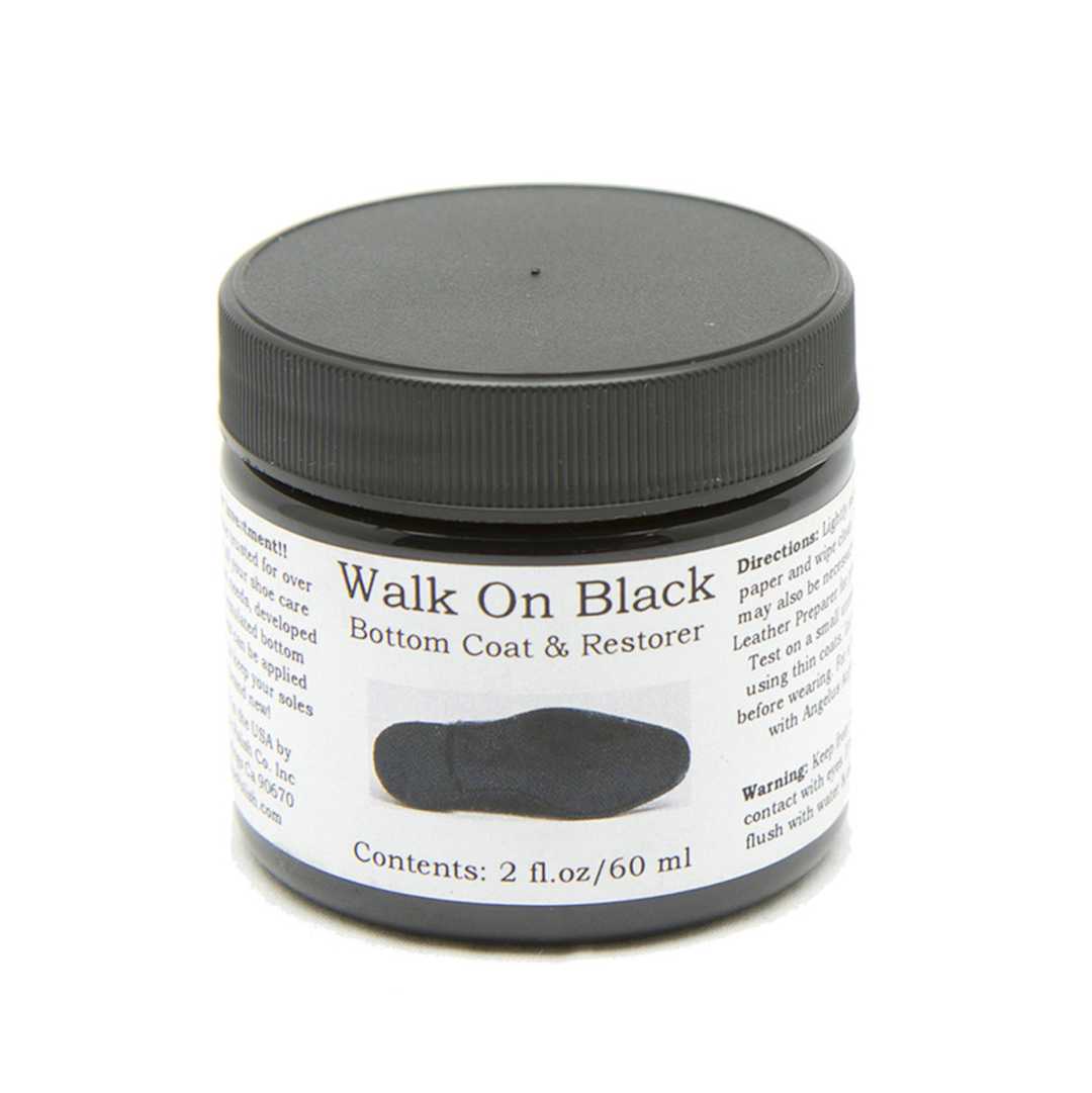Open in modal - Walk on Black & Walk on Red Bottom Coat & Restorer Walk on Black - 2 oz. Bottle