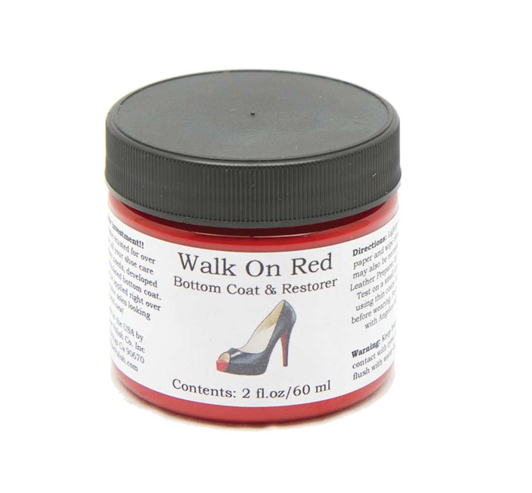 Open in modal - Walk on Black & Walk on Red Bottom Coat & Restorer Walk on Red - 2 oz. Bottle