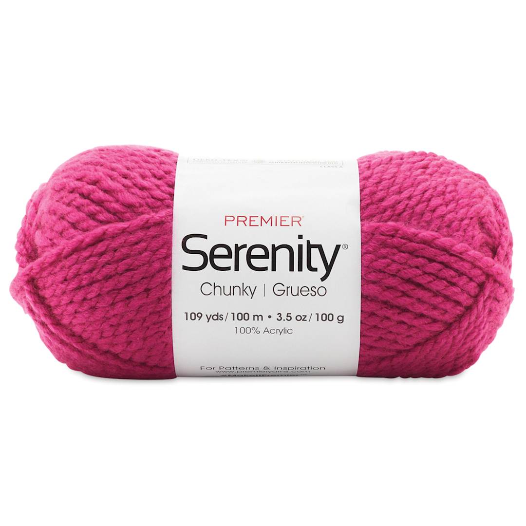 Open in modal - Premier Yarn Serenity Chunky Solids Yarn - Thistle