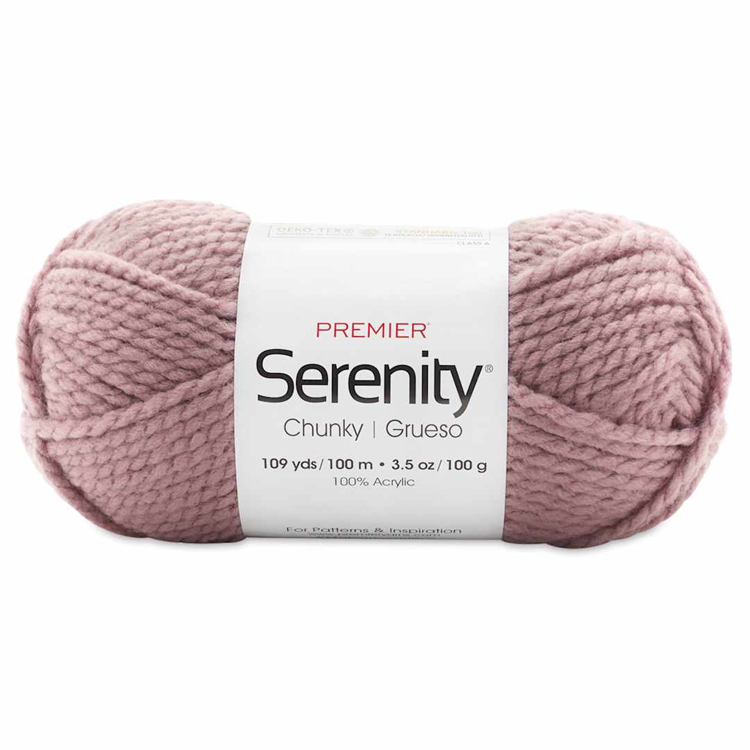 Open in modal - Premier Yarn Serenity Chunky Solids Yarn - Rose