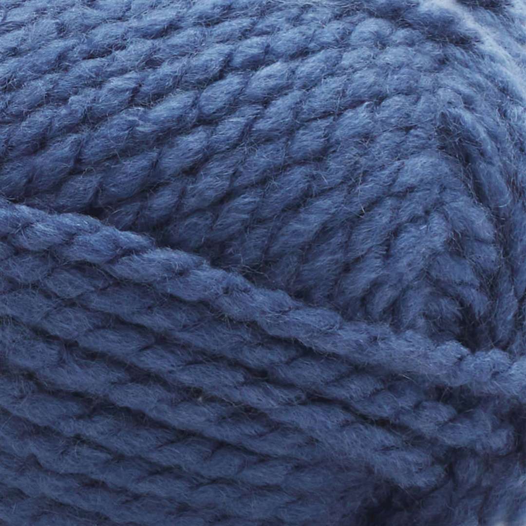 Open in modal - Premier Yarn Serenity Chunky Solids Yarn - Admiral Blue, 109 yds - close-up